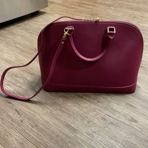 Pulicati Italian Leather Dome Purse